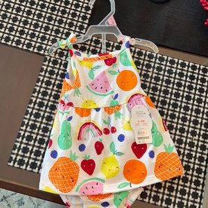 Brand new with tags. Two piece summer outfit for newborn.